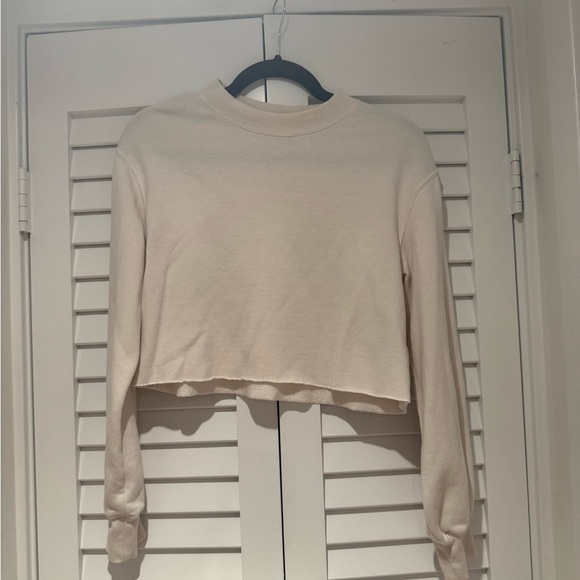 H&M Divided‎ Cream Women's Cropped Top - Picture 2 of 2